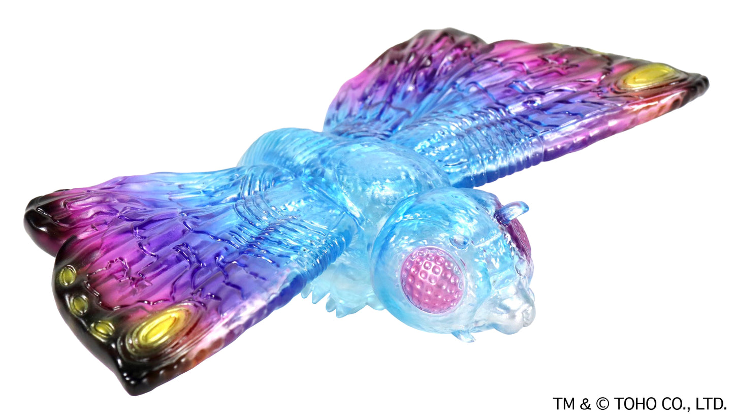 CCP Middle Size Series Godzilla EX Vol. 6 "Godzilla vs. Mothra" Mothra (1992) Clear Blue Pink Ver.