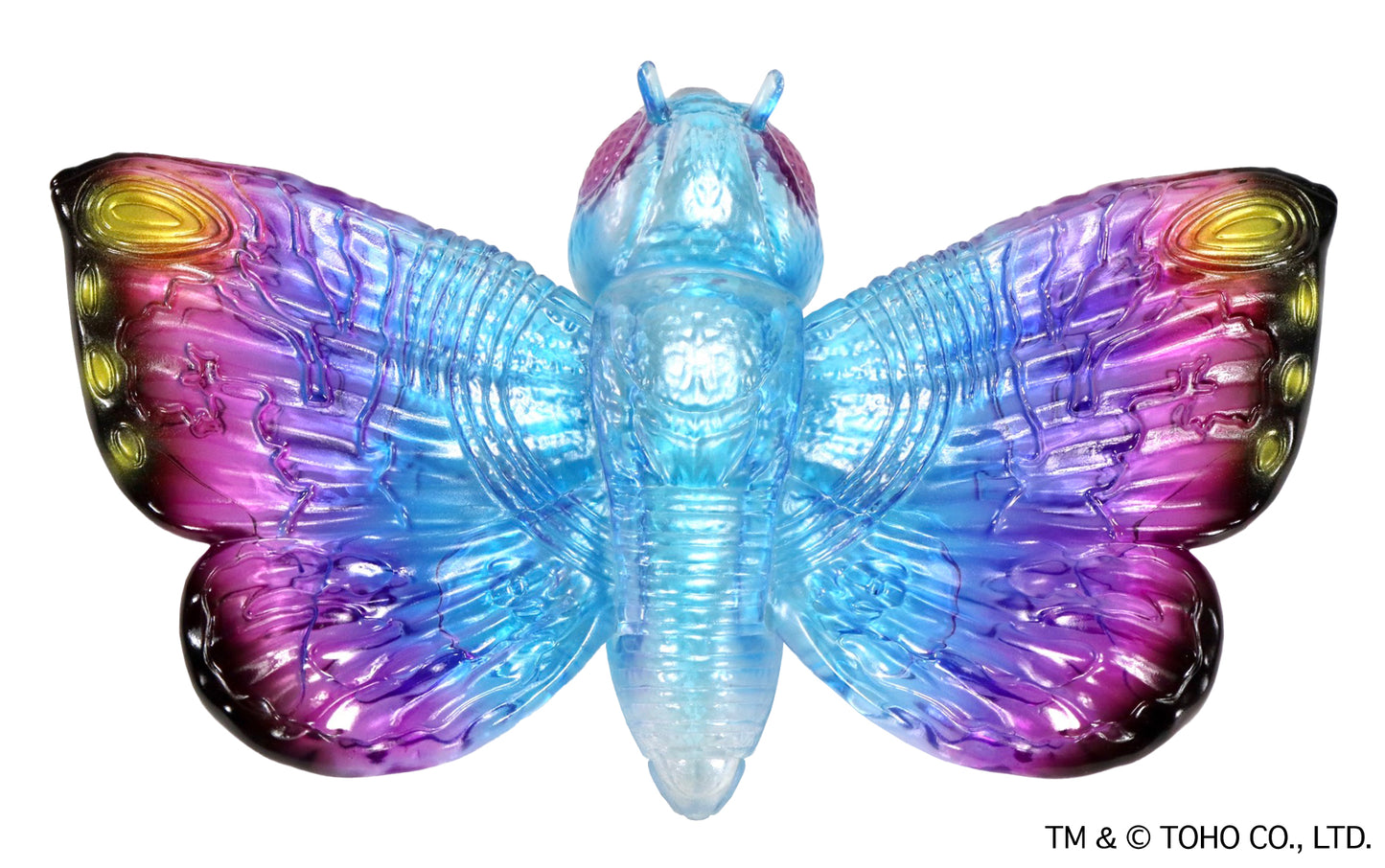 CCP Middle Size Series Godzilla EX Vol. 6 "Godzilla vs. Mothra" Mothra (1992) Clear Blue Pink Ver.