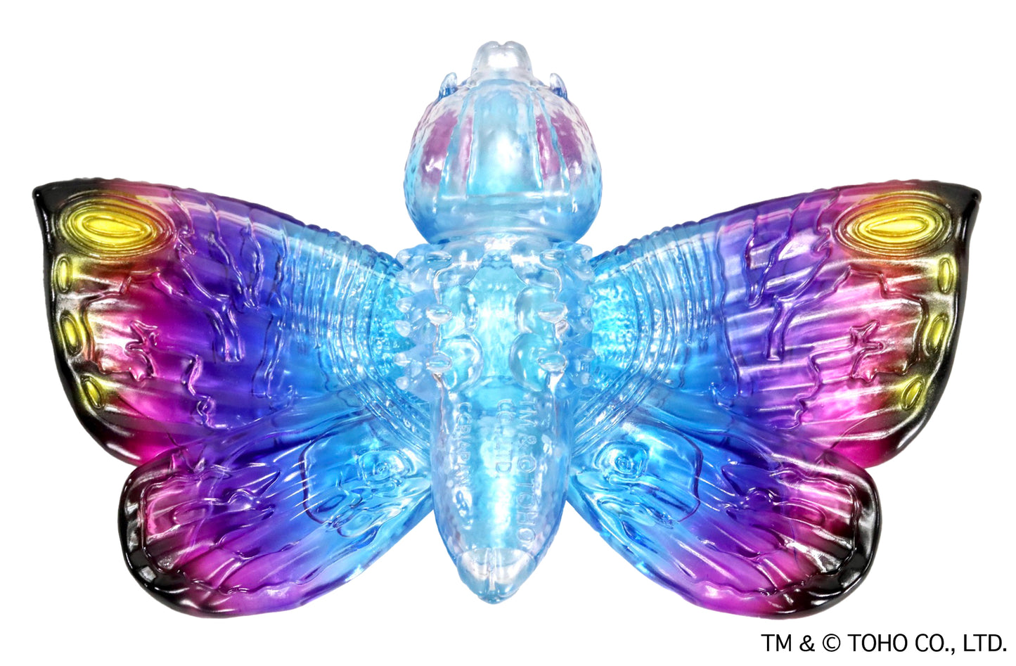 CCP Middle Size Series Godzilla EX Vol. 6 "Godzilla vs. Mothra" Mothra (1992) Clear Blue Pink Ver.