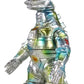 CCP Middle Size Series Godzilla EX Vol. 6 "Godzilla vs. Mechagodzilla" Mechagodzilla (1974) Space Titanium Image Ver.