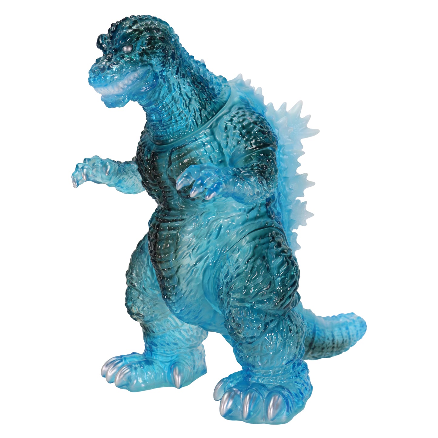 BIG Retro Soft Vinyl Series "Godzilla, Mothra and King Ghidorah: Giant Monsters All-Out Attack" Godzilla (2001) Heat Clear Blue Ver.