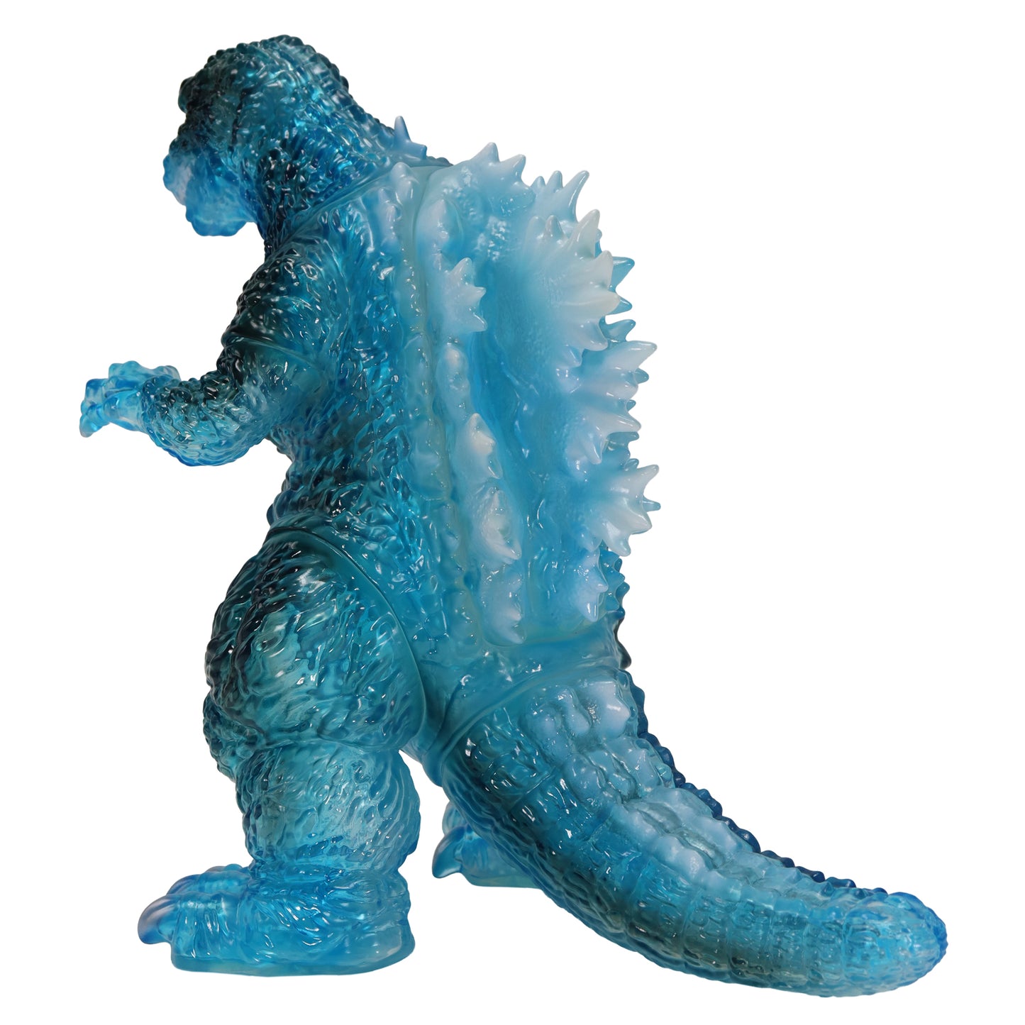 BIG Retro Soft Vinyl Series "Godzilla, Mothra and King Ghidorah: Giant Monsters All-Out Attack" Godzilla (2001) Heat Clear Blue Ver.