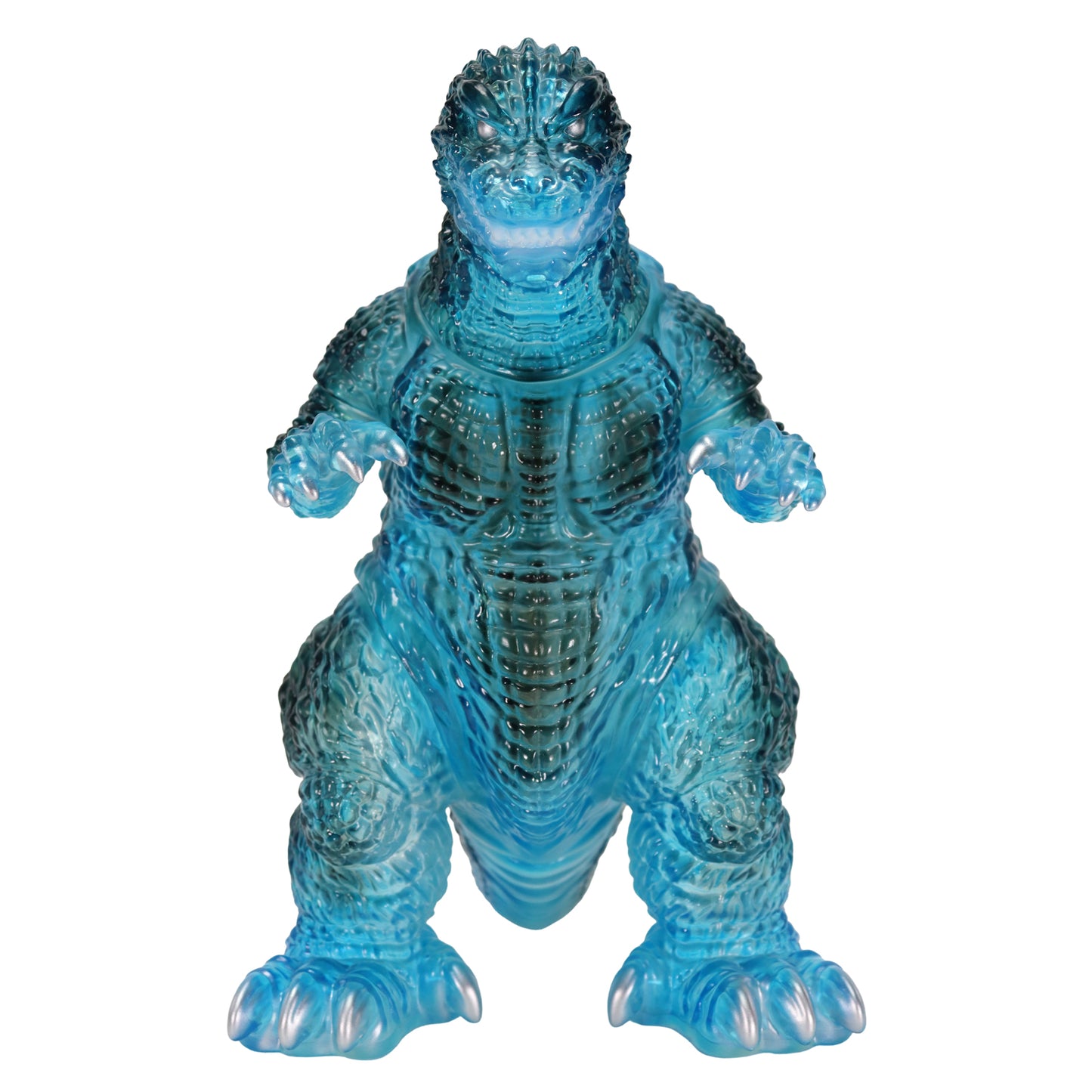 BIG Retro Soft Vinyl Series "Godzilla, Mothra and King Ghidorah: Giant Monsters All-Out Attack" Godzilla (2001) Heat Clear Blue Ver.