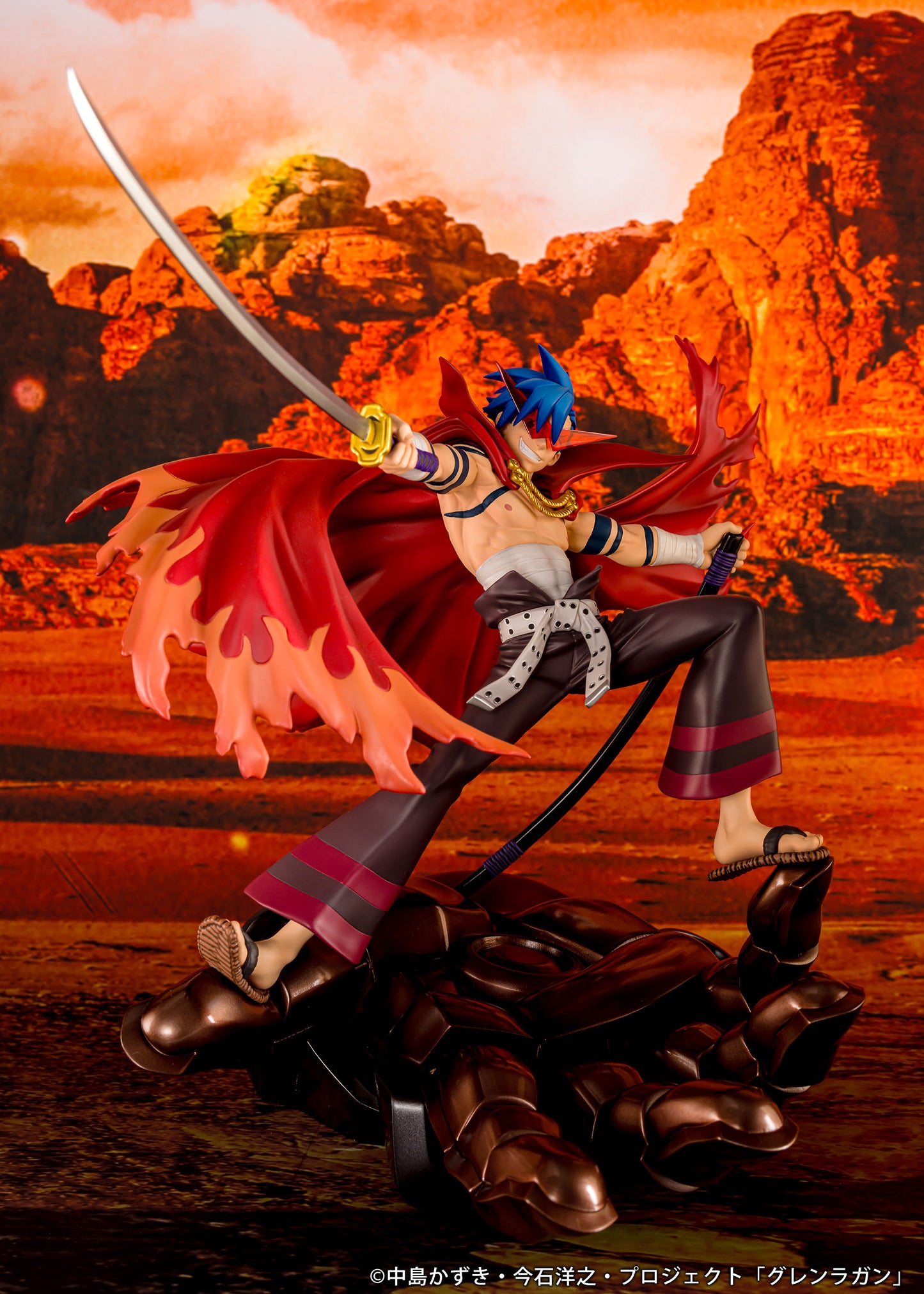 Tengen Toppa Gurren Lagann Scale Figure Kamina & Gurren