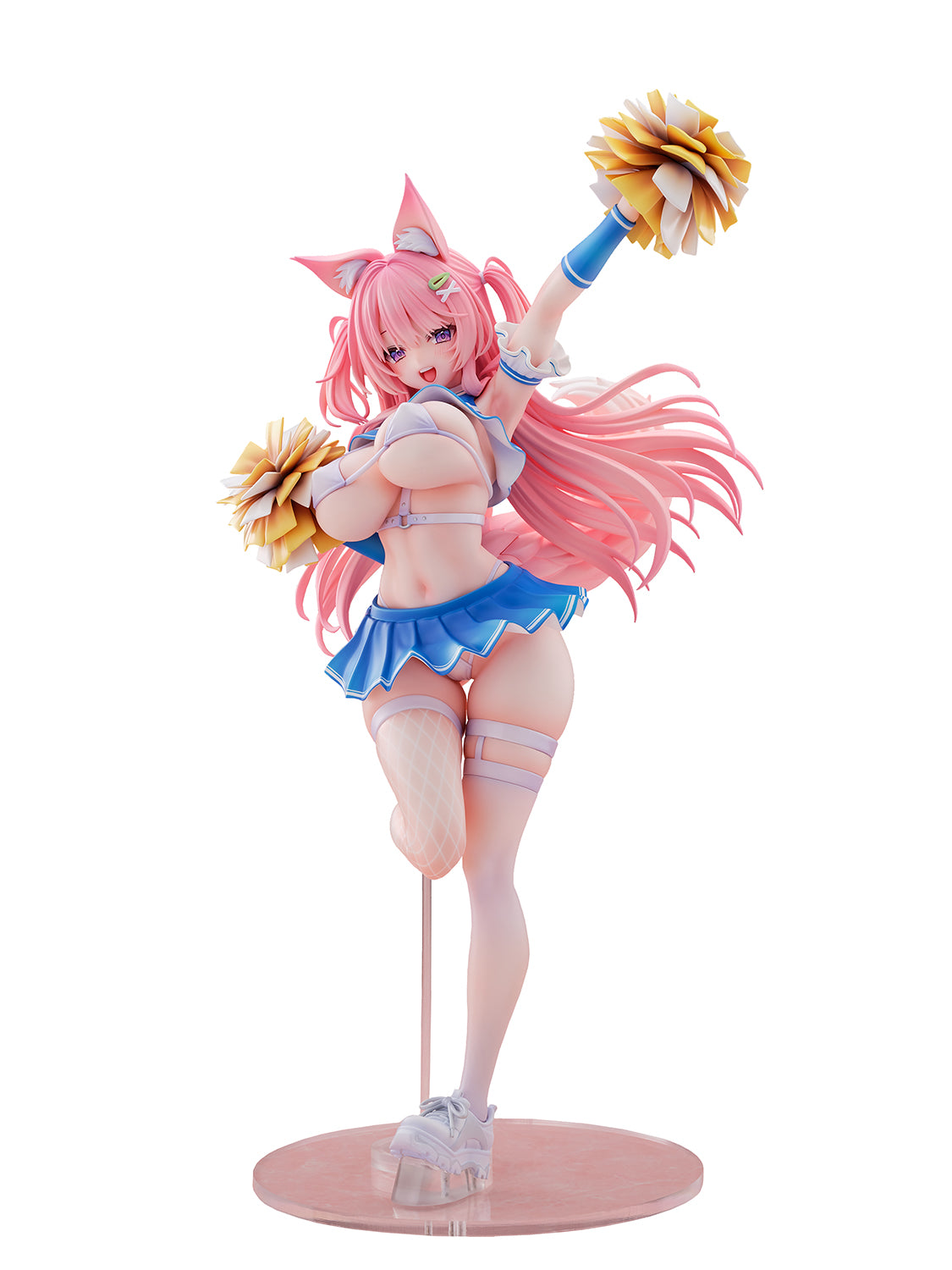 Kei Yatanuki Original Character Kemomimi Cheerleader Illustration by Kei Yatanuki