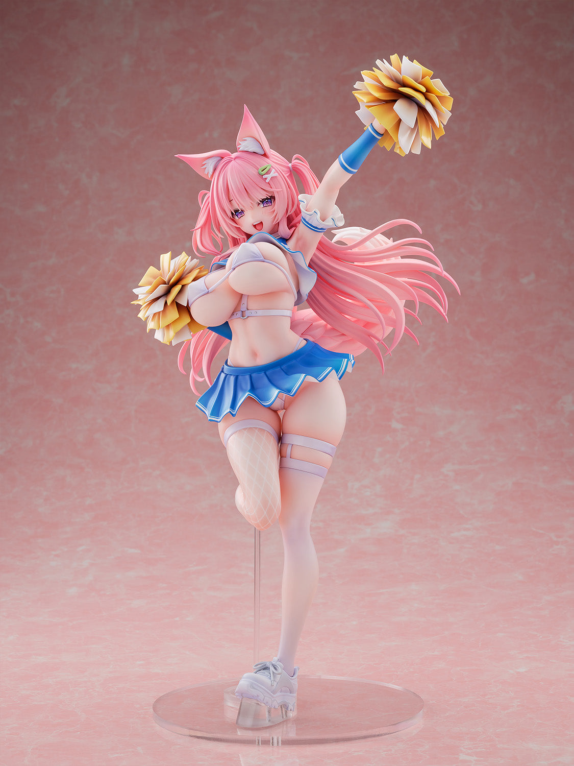 Kei Yatanuki Original Character Kemomimi Cheerleader Illustration by Kei Yatanuki