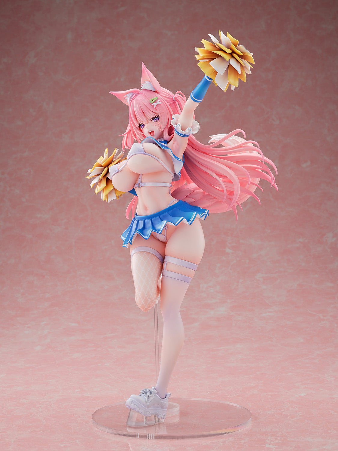 Kei Yatanuki Original Character Kemomimi Cheerleader Illustration by Kei Yatanuki