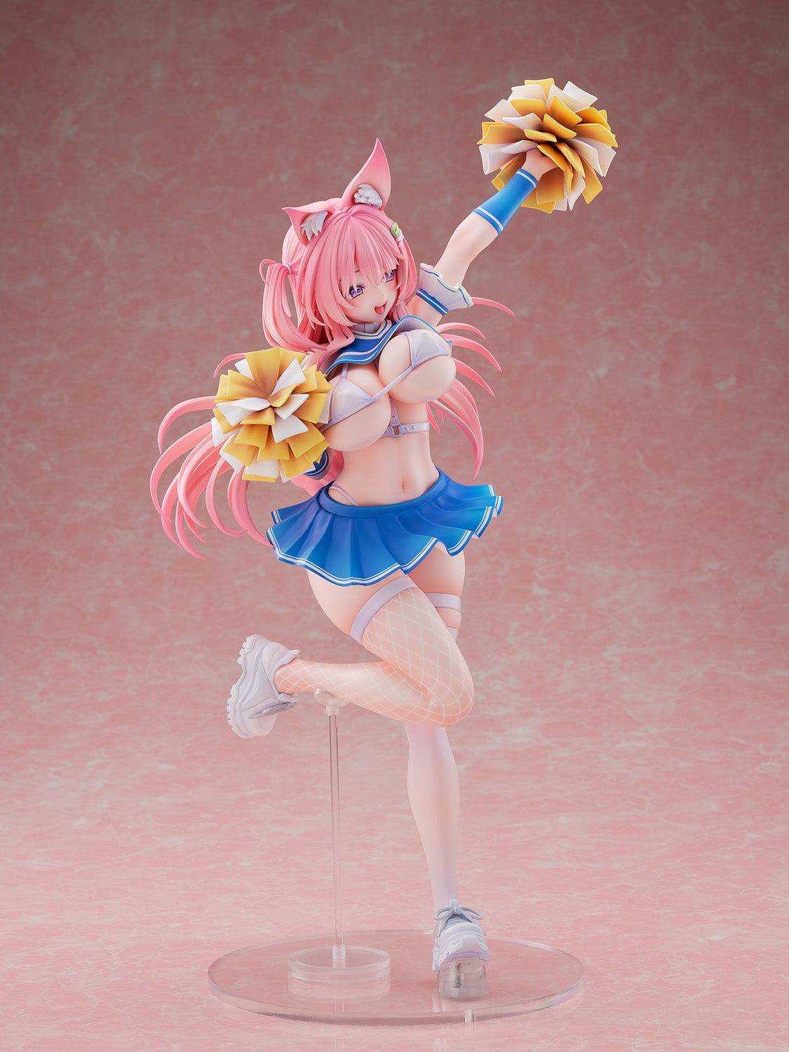 Kei Yatanuki Original Character Kemomimi Cheerleader Illustration by Kei Yatanuki