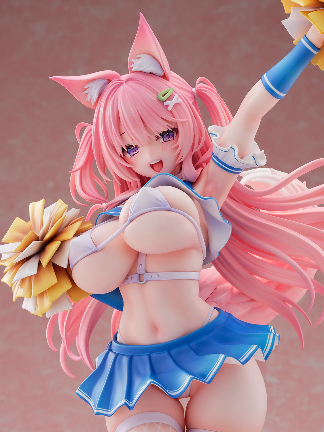Kei Yatanuki Original Character Kemomimi Cheerleader Illustration by Kei Yatanuki