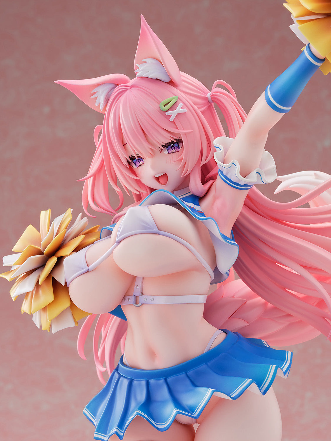 Kei Yatanuki Original Character Kemomimi Cheerleader Illustration by Kei Yatanuki