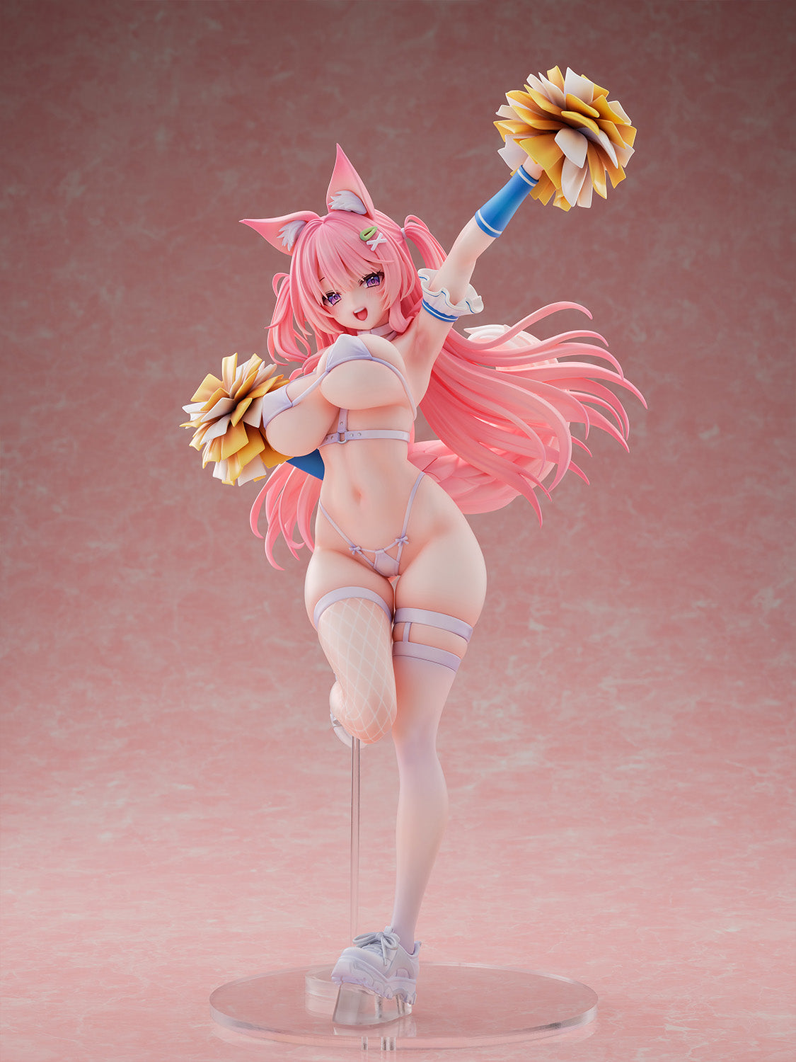 Kei Yatanuki Original Character Kemomimi Cheerleader Illustration by Kei Yatanuki