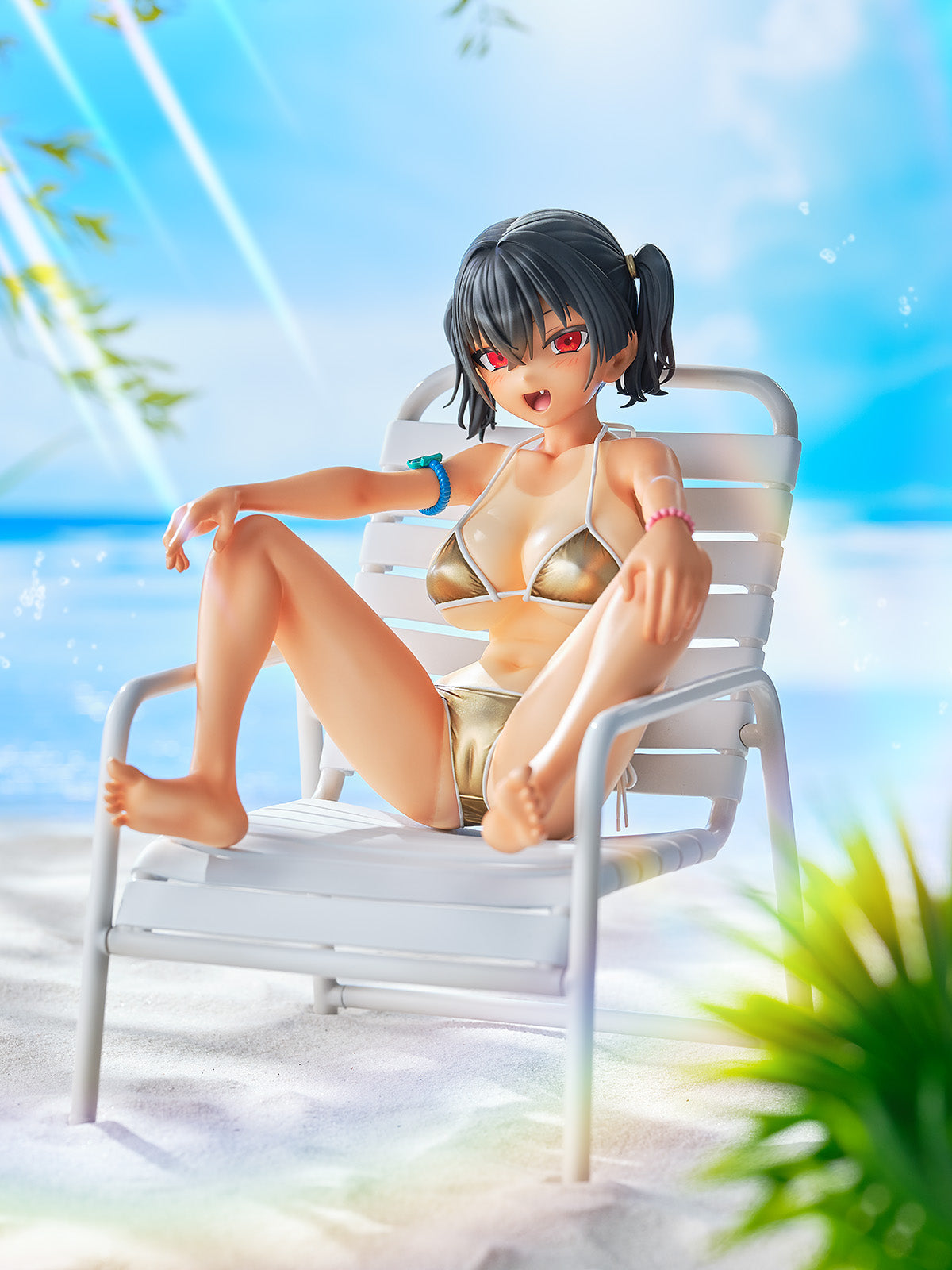 Kaedeko Original Illustration Sasaki Kanna Gold Bikini Ver.