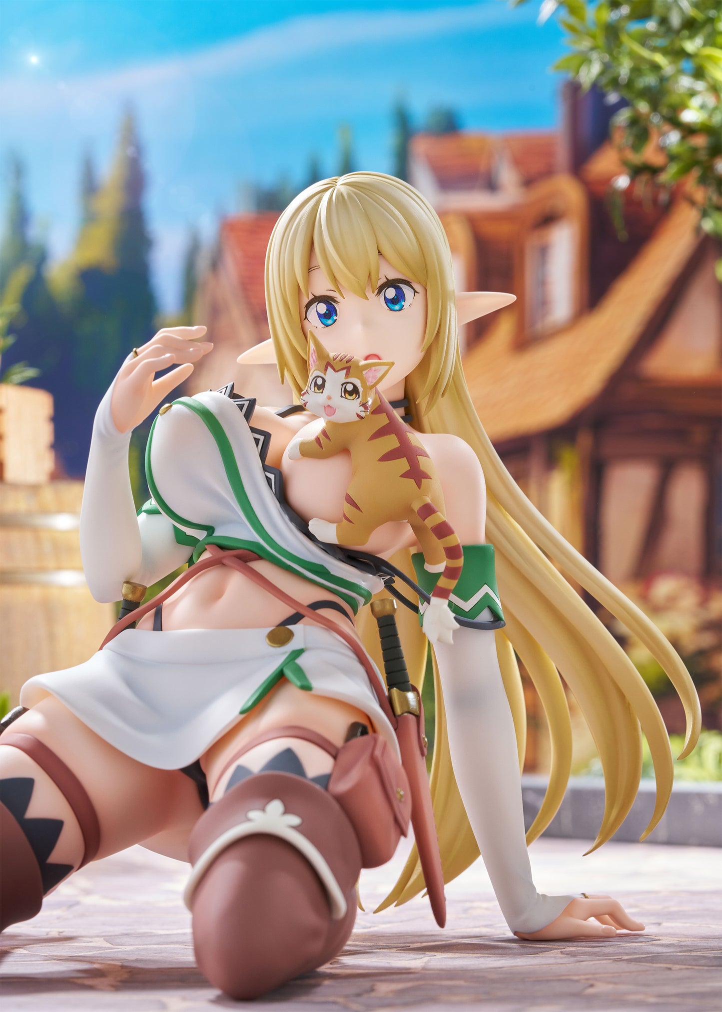 1/7 Scale Figure "I'm a Behemoth, an S-Ranked Monster, but Mistaken for a Cat, I Live as an Elf Girl's Pet" Aria & Tama