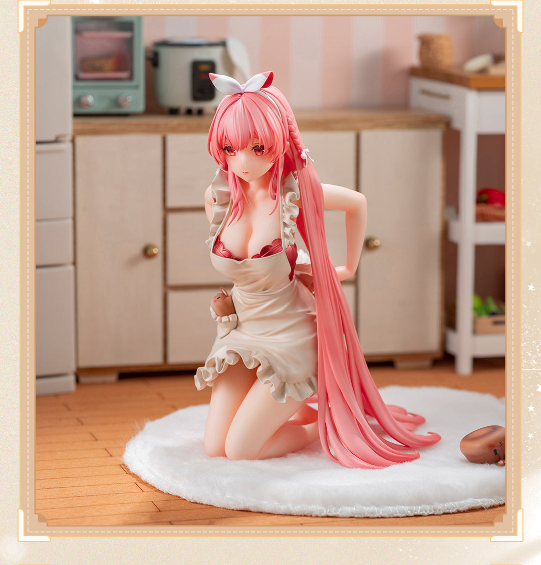 ANIMESTER WHITE RABBIT ROSU APRON VER. 1/7 SCALE FIGURE