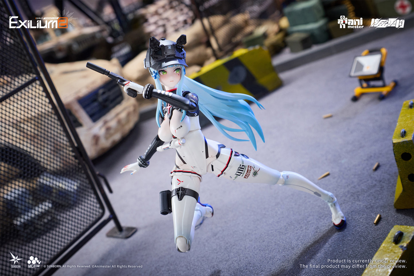 NUCLEAR GOLD RECONSTRUCTION "GIRLS' FRONTLINE 2: EXILIUM" KLUKAI - SPEED STAR KLUKAI 1/12 COMPLETE MODEL ACTION FIGURE