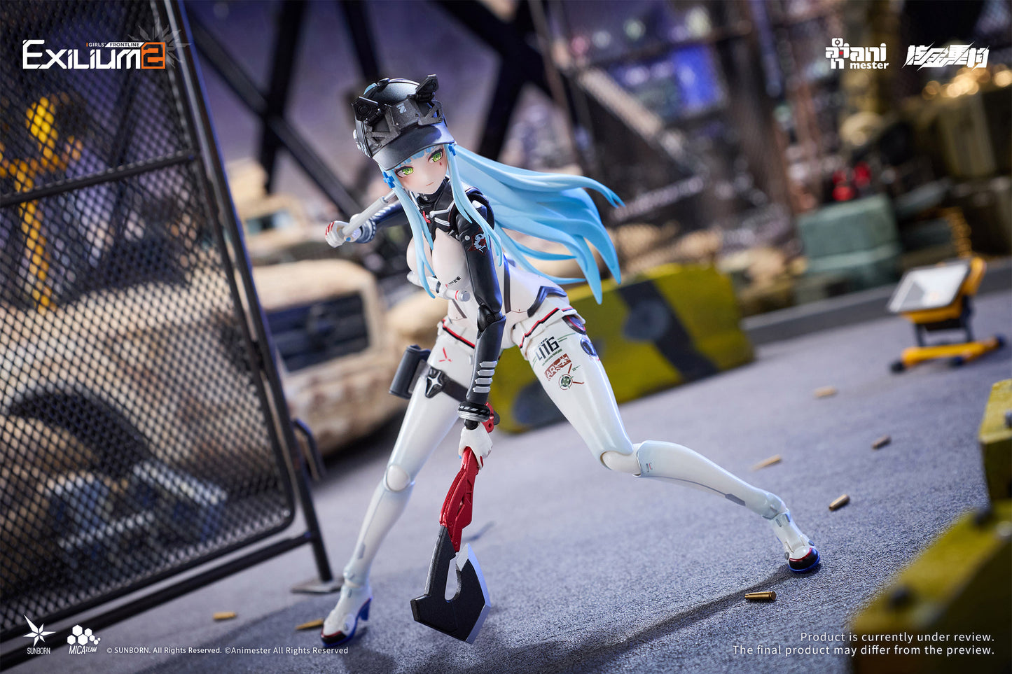 NUCLEAR GOLD RECONSTRUCTION "GIRLS' FRONTLINE 2: EXILIUM" KLUKAI - SPEED STAR SET 1/12 COMPLETE MODEL ACTION FIGURE PLASTIC KIT