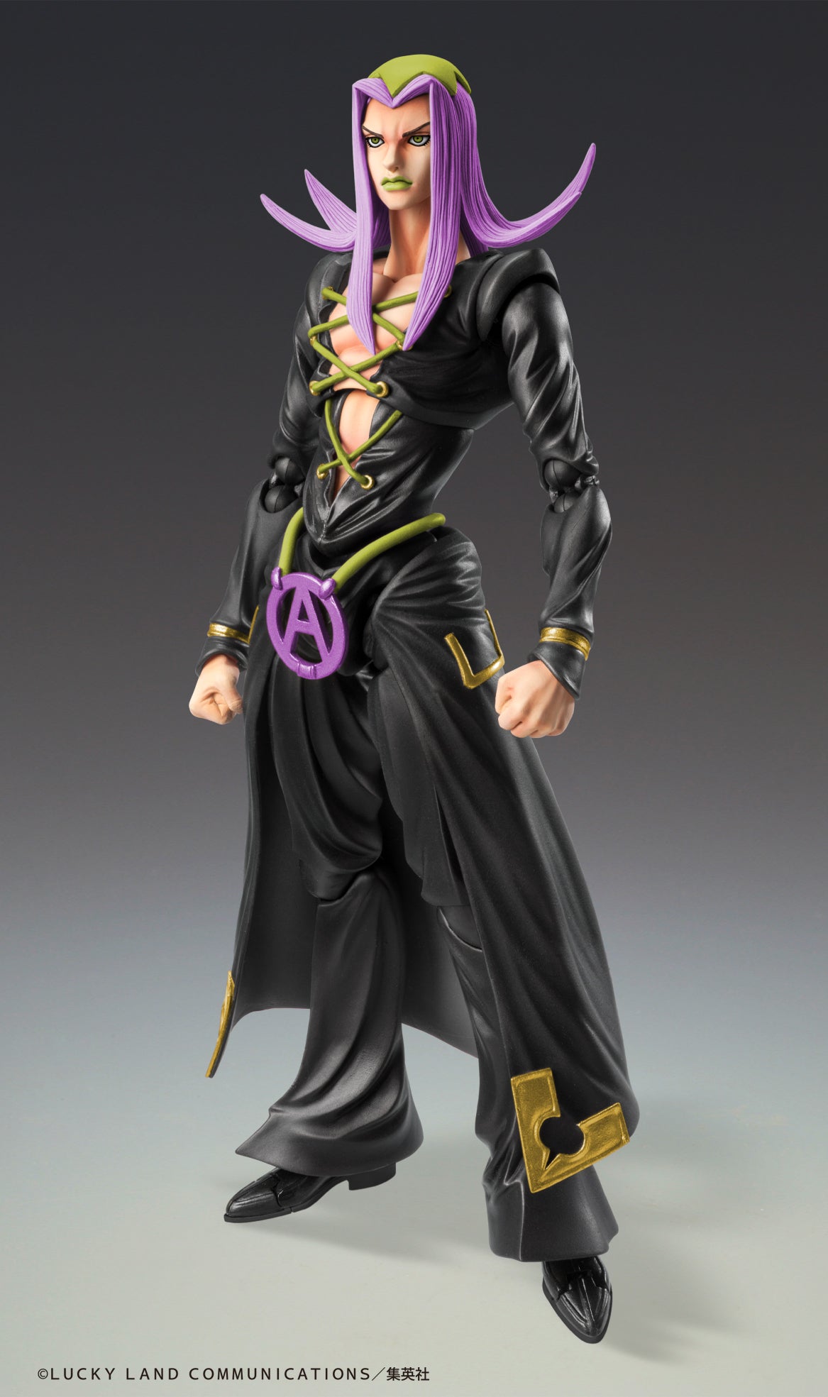 Super Action Statue "JoJo's Bizarre Adventure -Part. V-" Leone Abbacchio Ver. Black, Action & Toy Figures, animota
