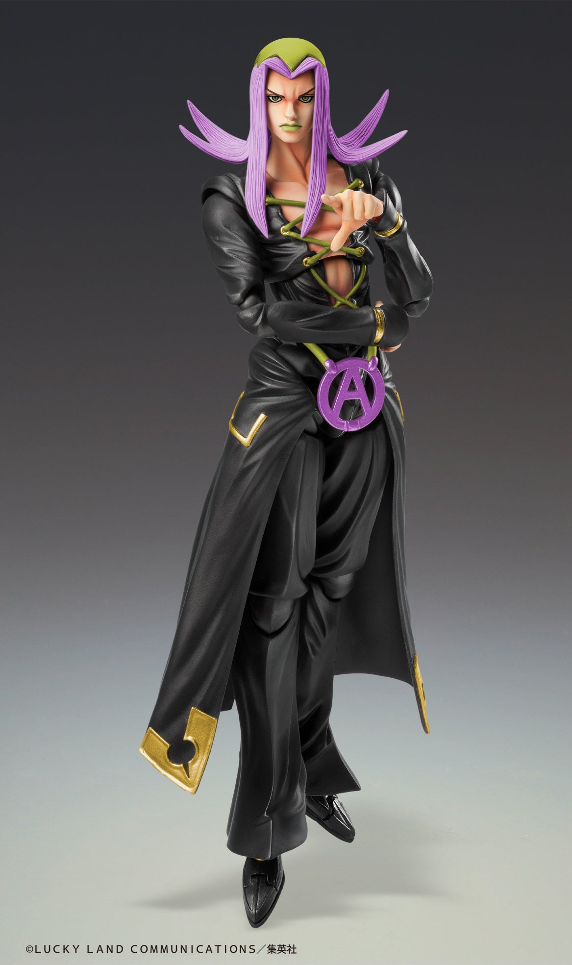 Super Action Statue "JoJo's Bizarre Adventure -Part. V-" Leone Abbacchio Ver. Black, Action & Toy Figures, animota