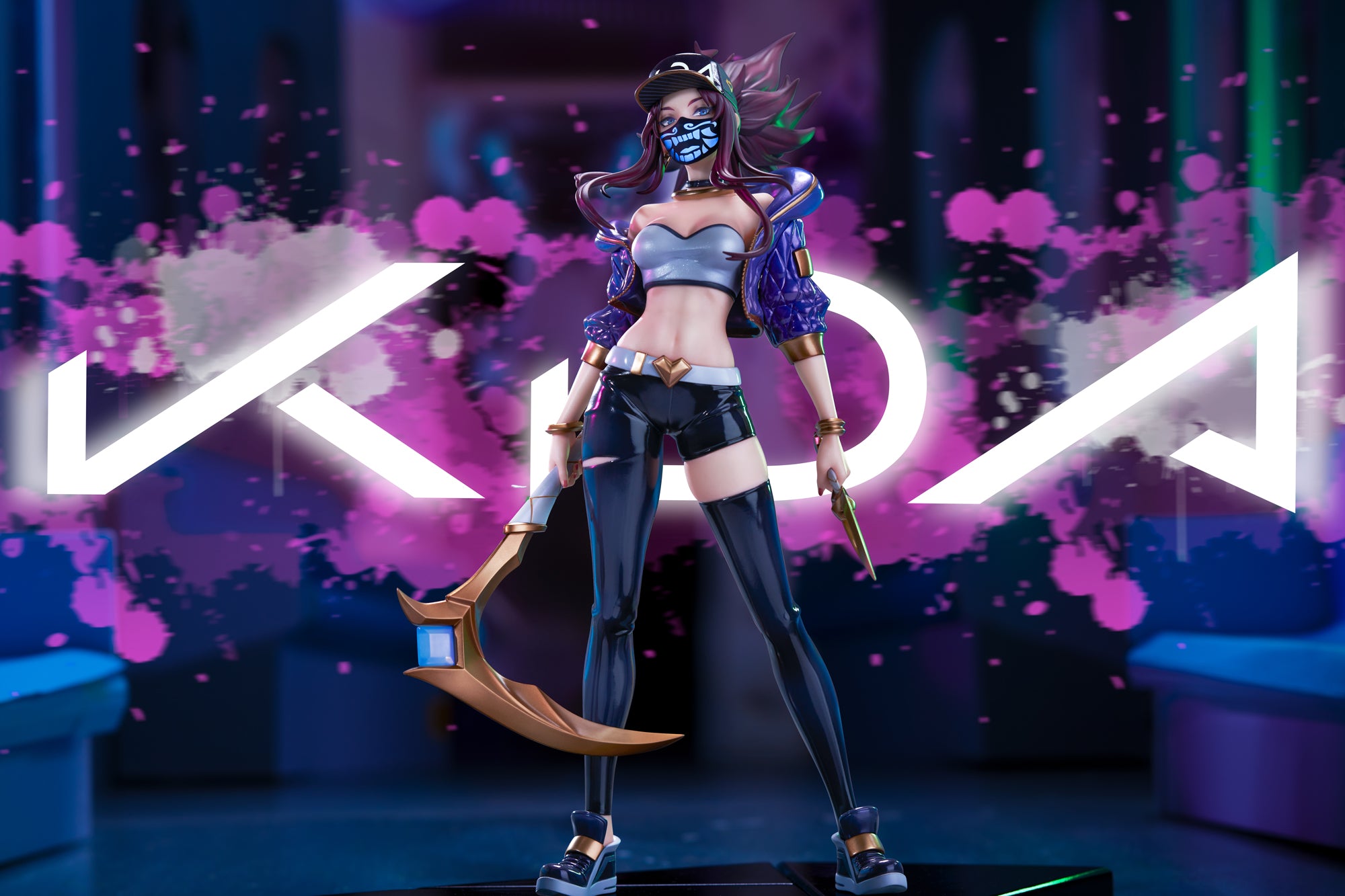 League of Legends K/DA Akali 1/7 Complete Figure | animota