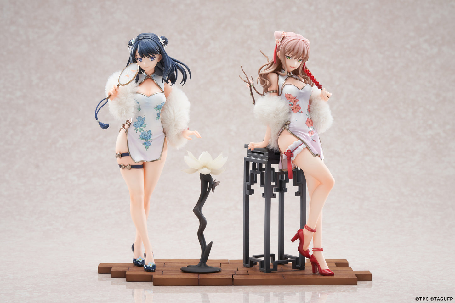 GRIDMAN UNIVERSE Rikka Takarada & Yume Minami Set Chinese Dress Ver. 1/7 Complete Figure