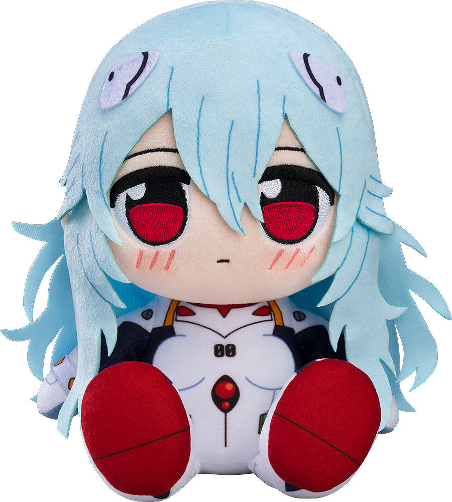 Rebuild of Evangelion Kuripan Plushie Ayanami Rei Long (Long Hair: White Plugsuit)