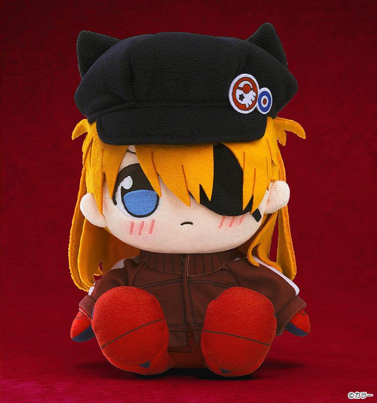 Rebuild of Evangelion Kuripan Plushie Shikinami Asuka Langley (Jersey & Casquette Cap)