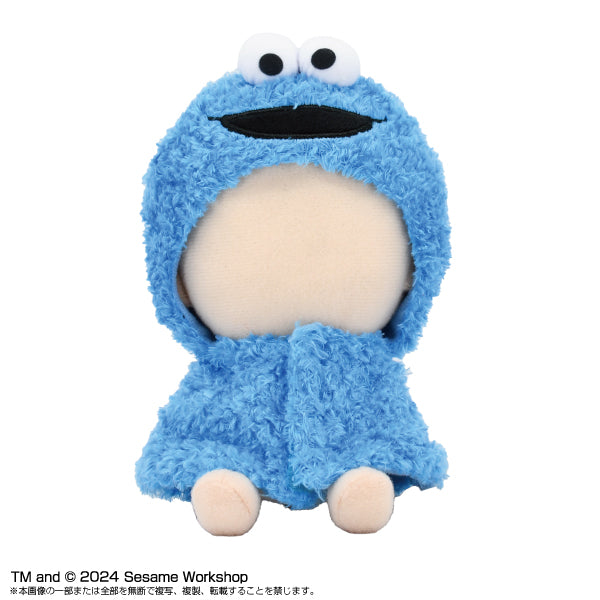 Sesame Street Chibi Plush Decoration Poncho Cookie Monster