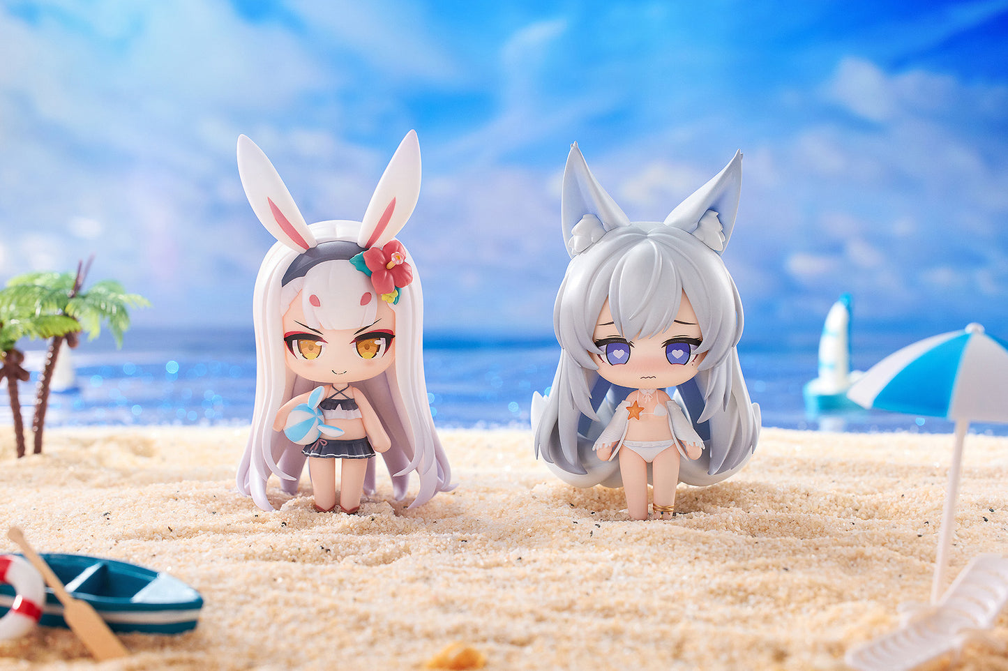 HanaBee "AZUR LANE" SWIM SUIT CHIBI FIGURE VOL.1 SET OF THREE