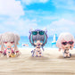 HanaBee "AZUR LANE" SWIM SUIT Complete Model CHIBI FIGURE VOL. 2 SET OF THREE, Action & Toy Figures, animota