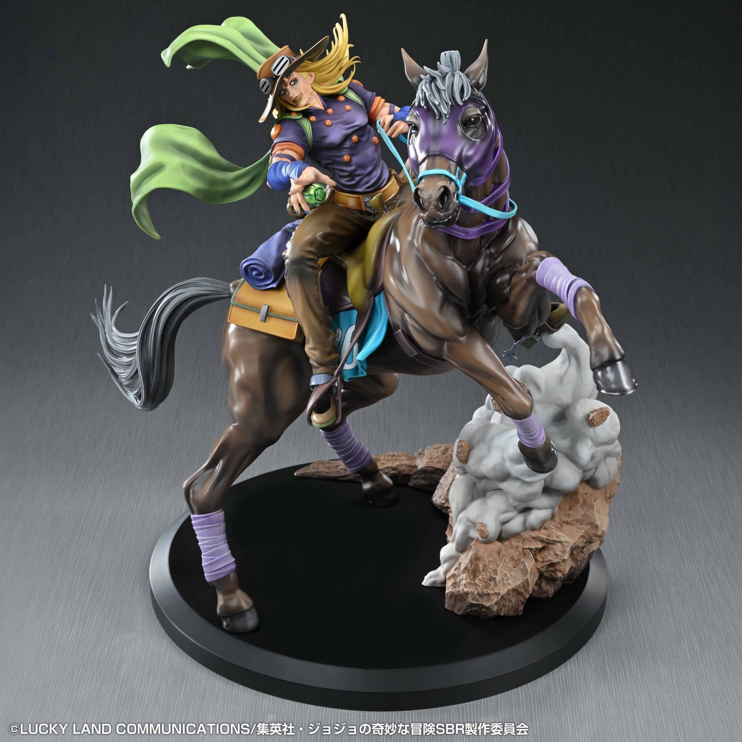 Super Figure Art Collection "STEEL BALL RUN JoJo's Bizarre Adventure" Gyro Zeppeli & Valkyrie