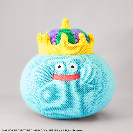 Dragon Quest Smile Slime Knitted Plush King Slime