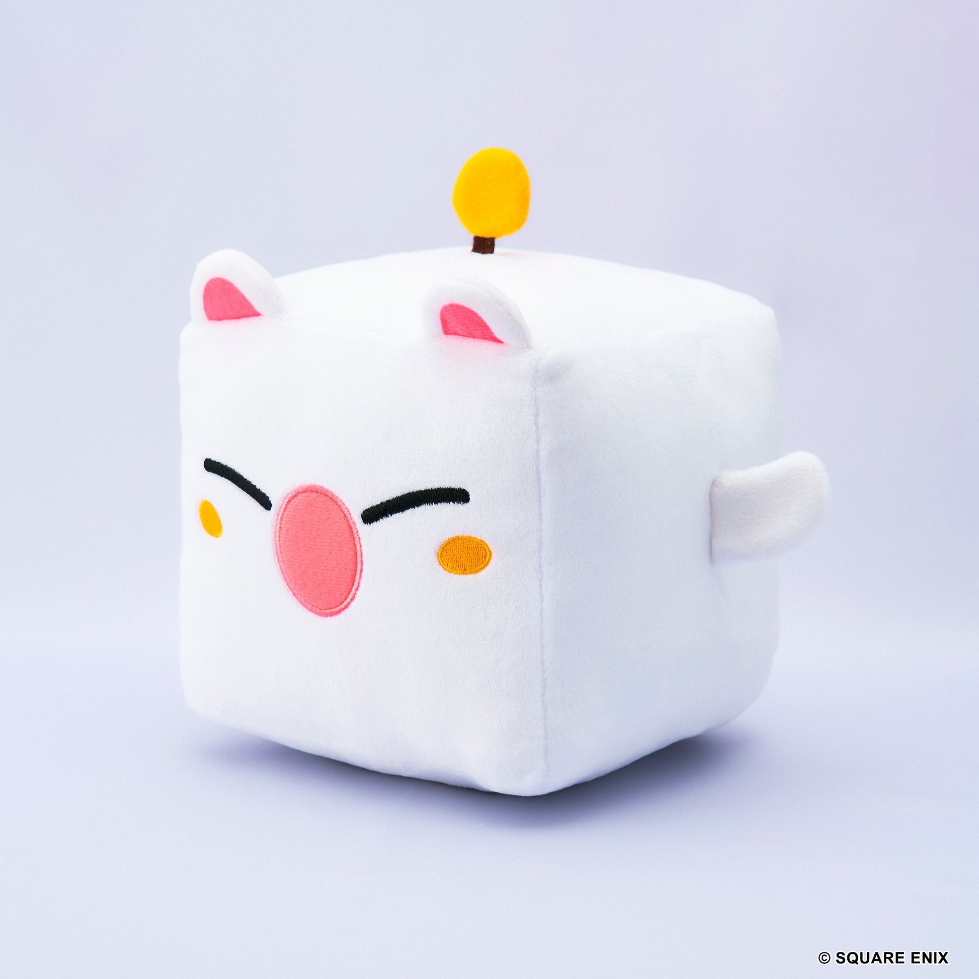 【Resale】"Final Fantasy" Cube Plush Moogle (M Size), Action & Toy Figures, animota