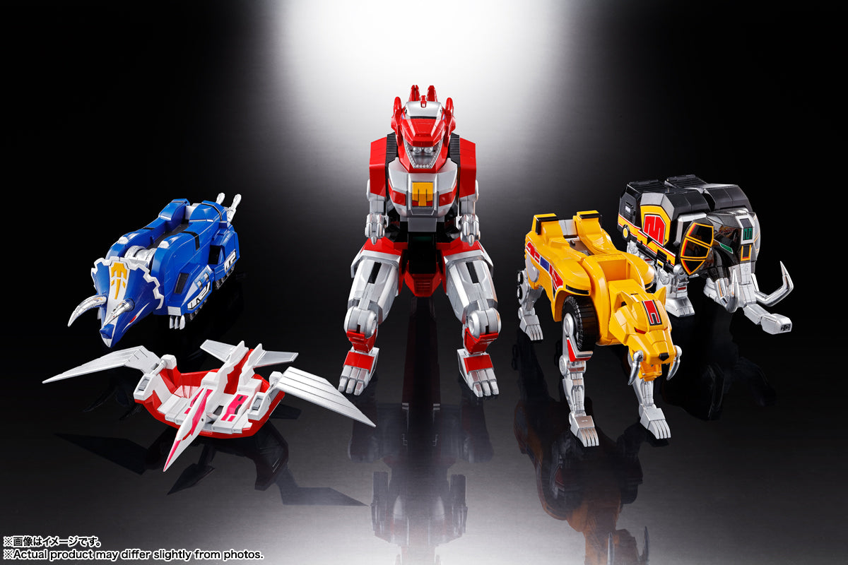 [Resale] Soul of Chogokin "Kyoryu Sentai Zyuranger" Jyutei Daijyujin GX-72 Daijyujin & GX-78 Dragon Caesar