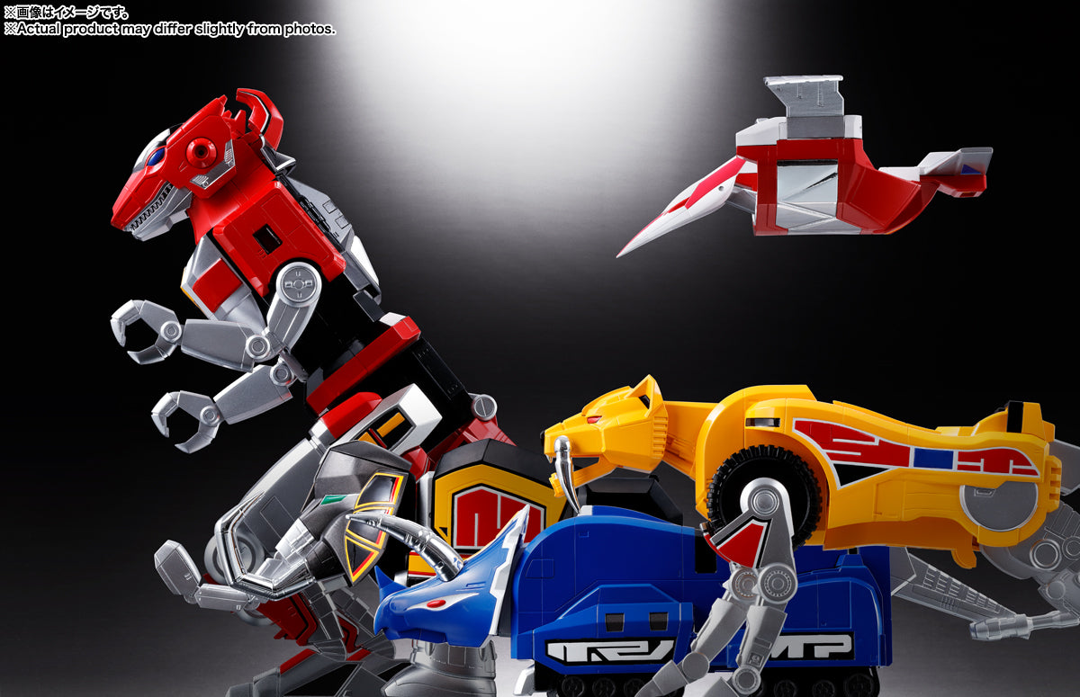 [Resale] Soul of Chogokin "Kyoryu Sentai Zyuranger" Jyutei Daijyujin GX-72 Daijyujin & GX-78 Dragon Caesar