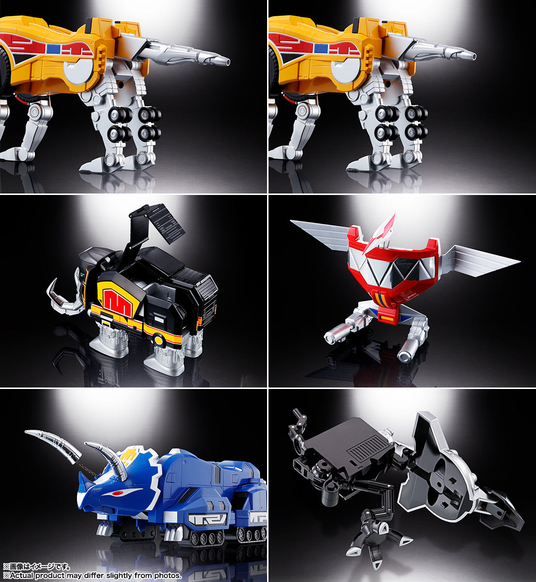 [Resale] Soul of Chogokin "Kyoryu Sentai Zyuranger" Jyutei Daijyujin GX-72 Daijyujin & GX-78 Dragon Caesar