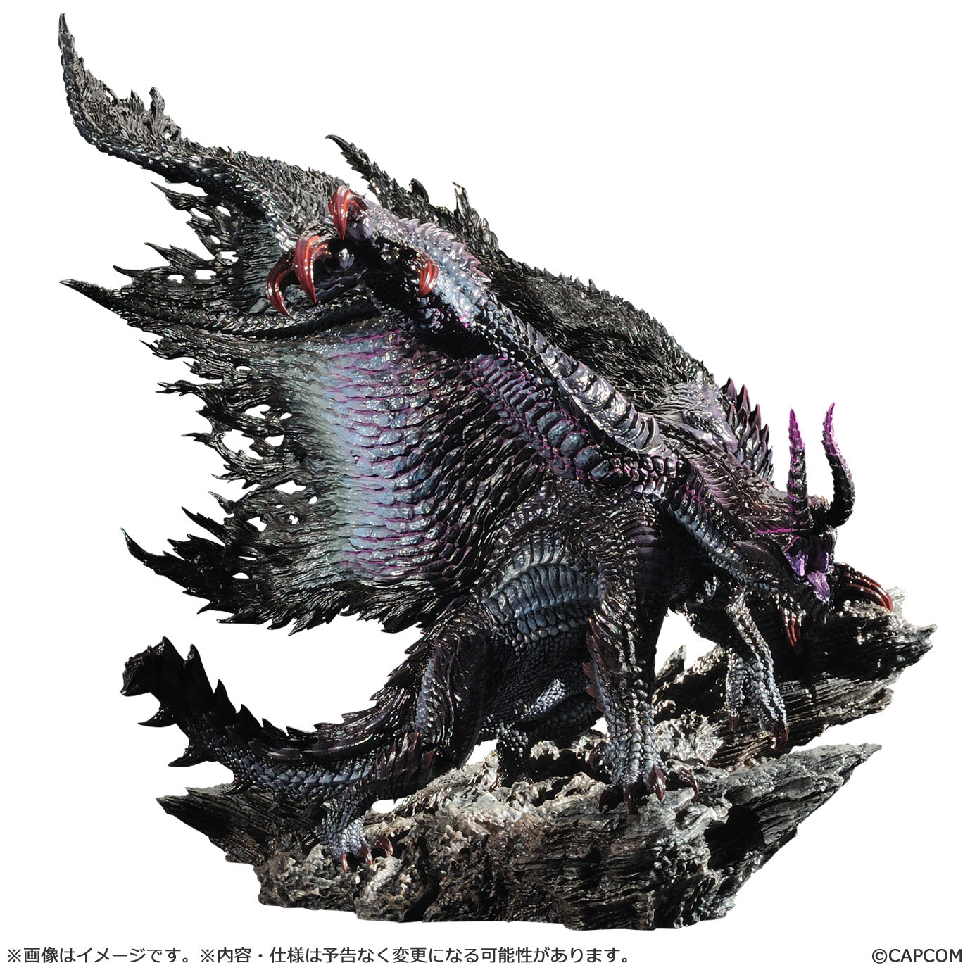 【Resale】Capcom Figure Builder Creators Model "Monster Hunter Rise: Sunbreak" Black Eclipse Wyvern Gore Magala Reprint Edition