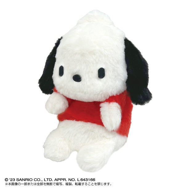 Sanrio Characters Funbarus Plush Pochacco, Stuffed Animals, animota