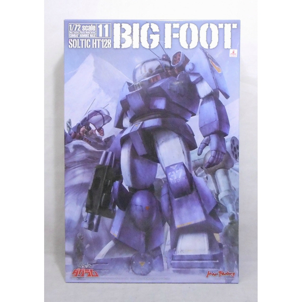 Fang of the Sun Dougram - COMBAT ARMORS MAX11 1/72 Soltic HT128 Big Foot Plastikmodell