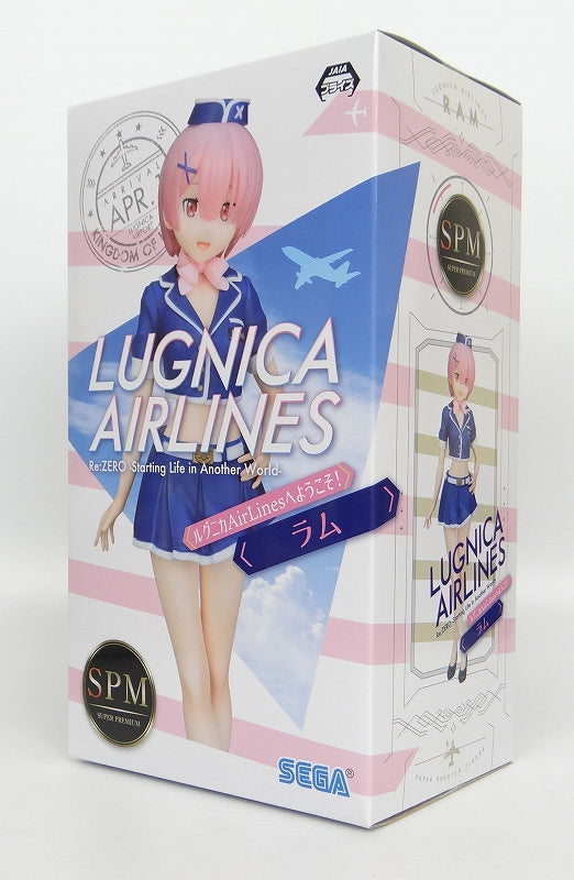 Figura Super Premium de SEGA Re:Zero Starting Life in Another World LUGNICA AIRLINES