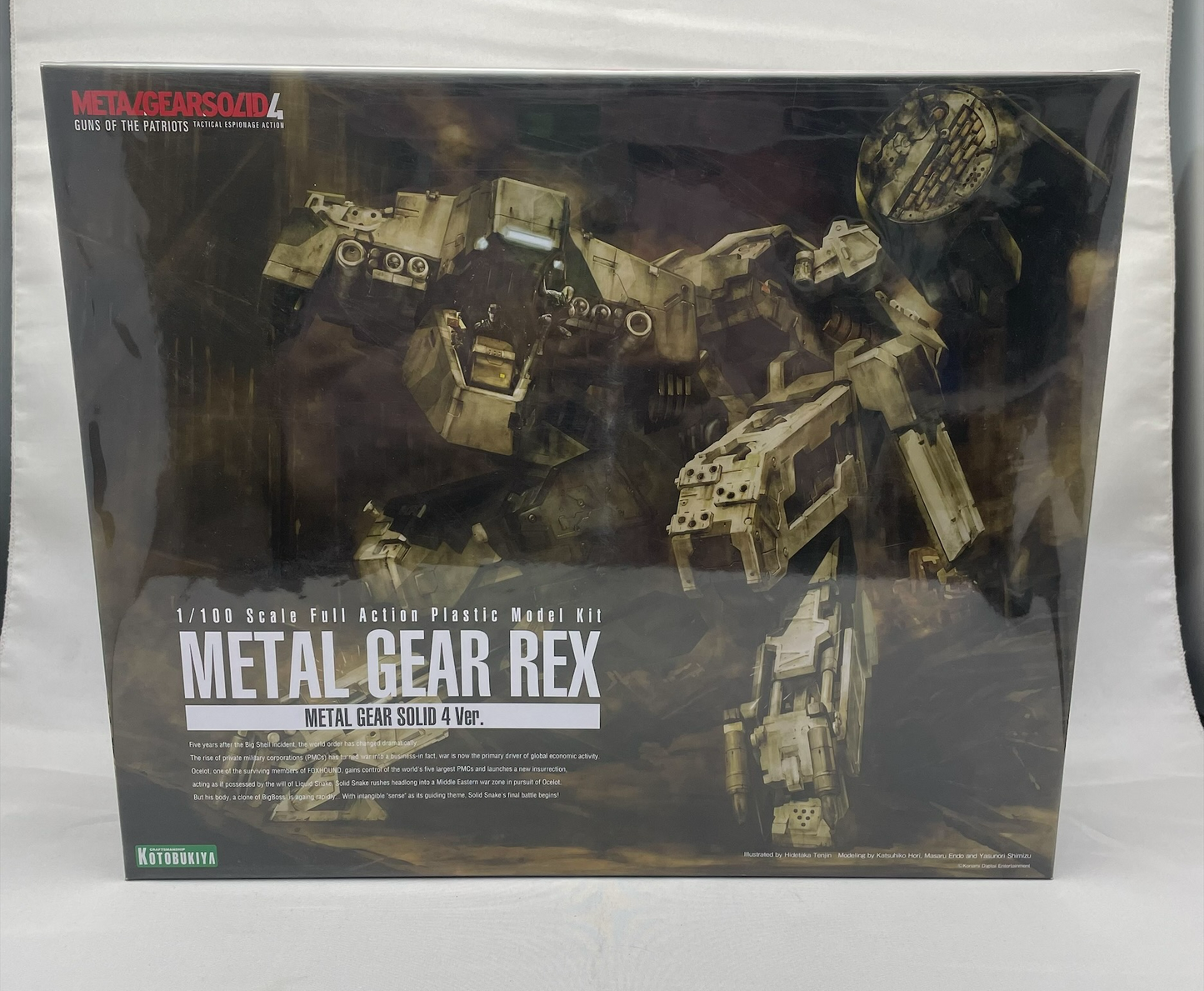 Metal Gear Solid 4 Waffen des Patriot Metal Gear REX METAL GEAR SOLID 4 Ver. 1/100 Plastikmodell