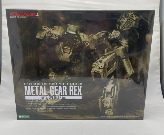 Metal Gear Solid 4 Guns of the Patriot Metal Gear REX METAL GEAR SOLID 4 Ver. 1/100 Plastic Model