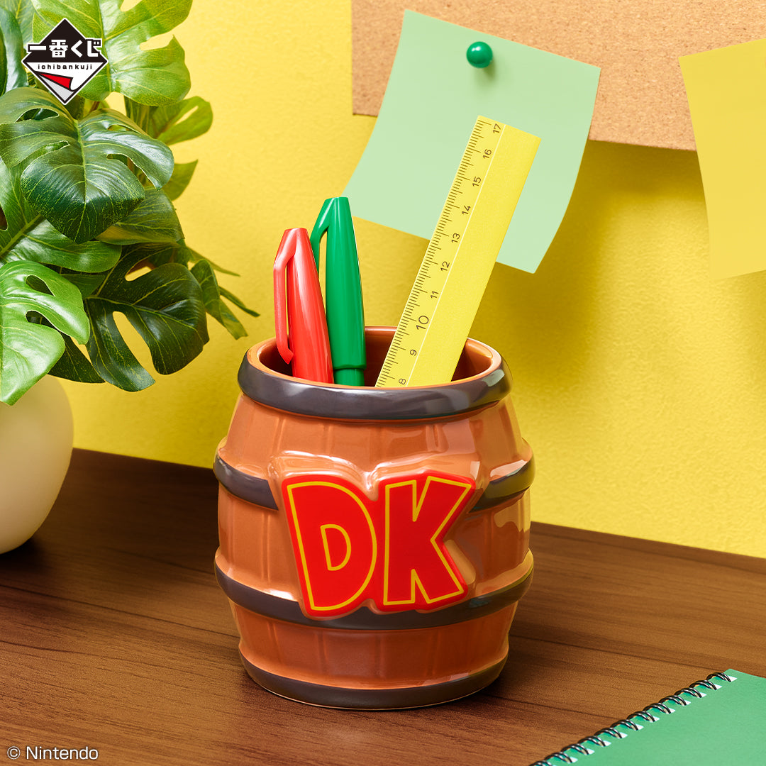 Donkey Kong Barrel-Shaped Accessory Holder [Ichiban-Kuji Prize C]