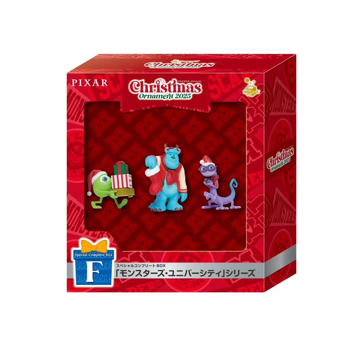 Disney Christmas Ornament Kuji 2025 - Monsters University Series [Happy-Kuji Special Complete BOX Prize F]