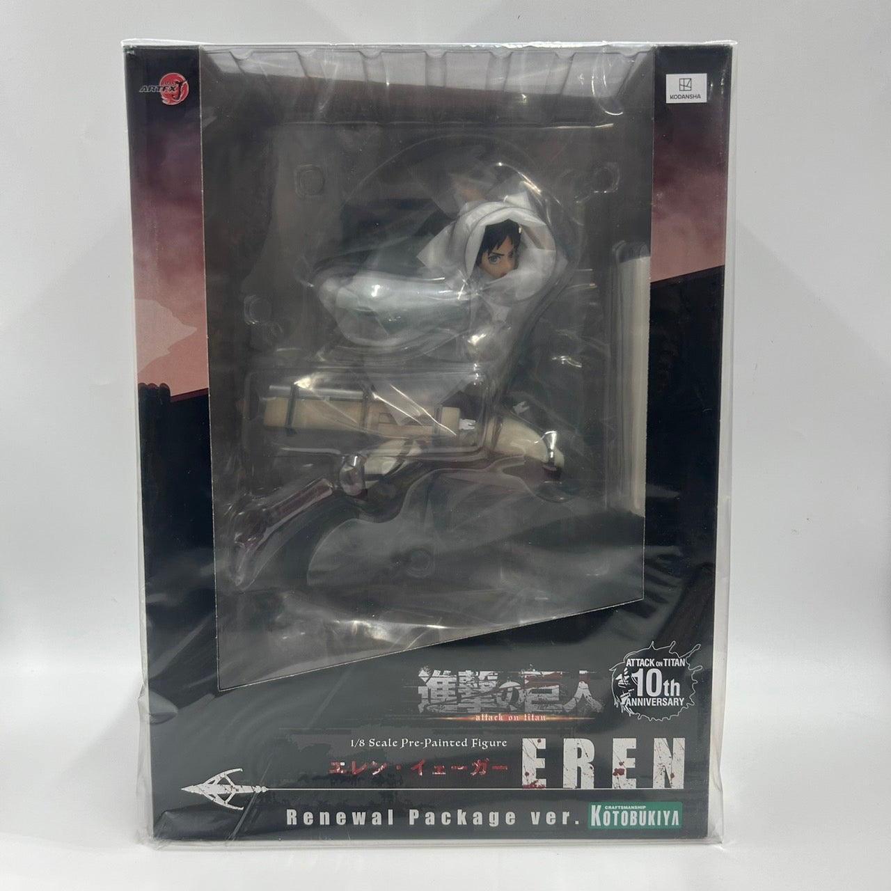 ARTFX J Attack on Titan Eren Yeager Renewal Package ver. 1/8 Complete Figure, animota