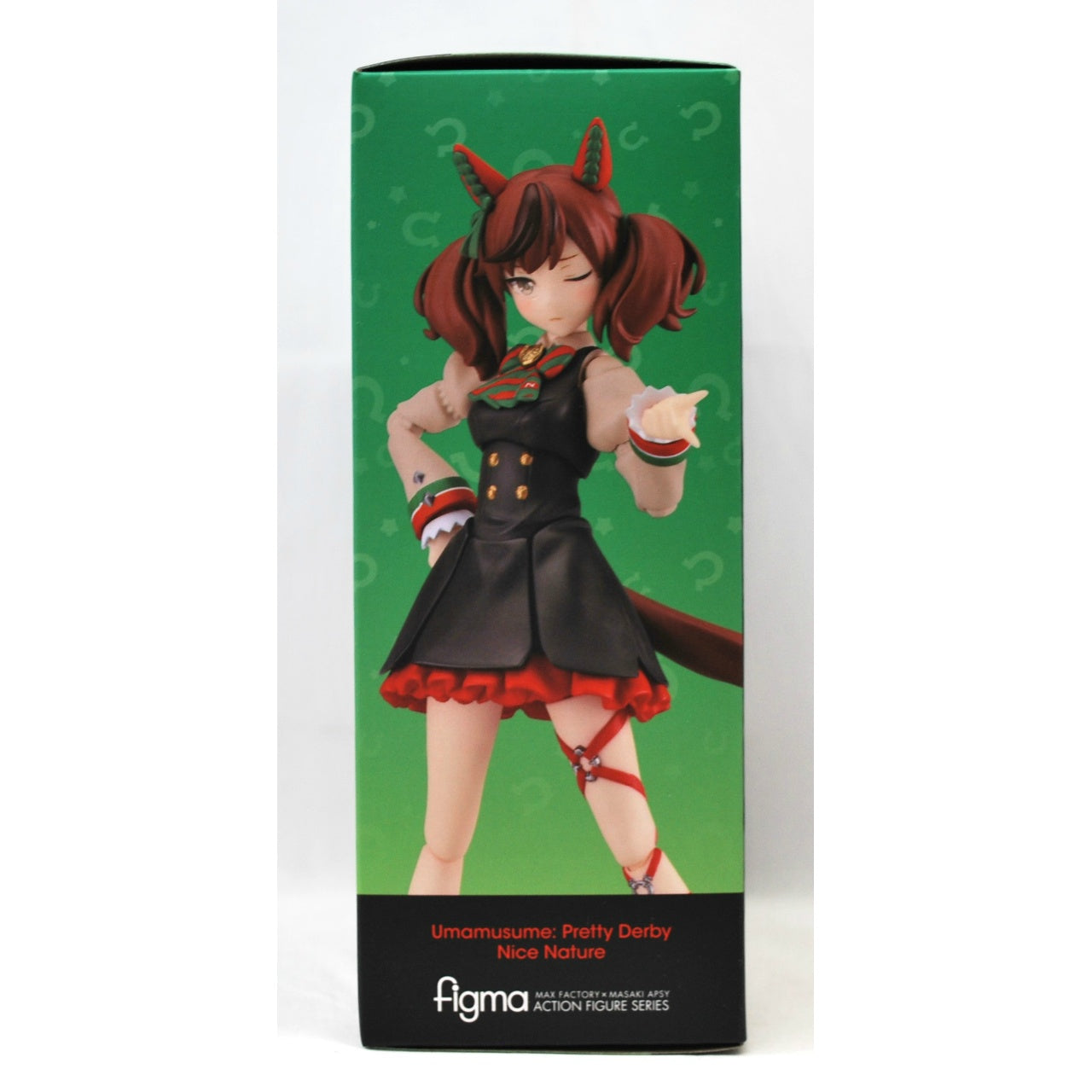 figma 614 Nice Nature GOODSMILE ONLINE SHOP/CyStore Purchase bonus includes "Turf pattern L size figma pedestal" (Uma Musume Pretty Derby)
