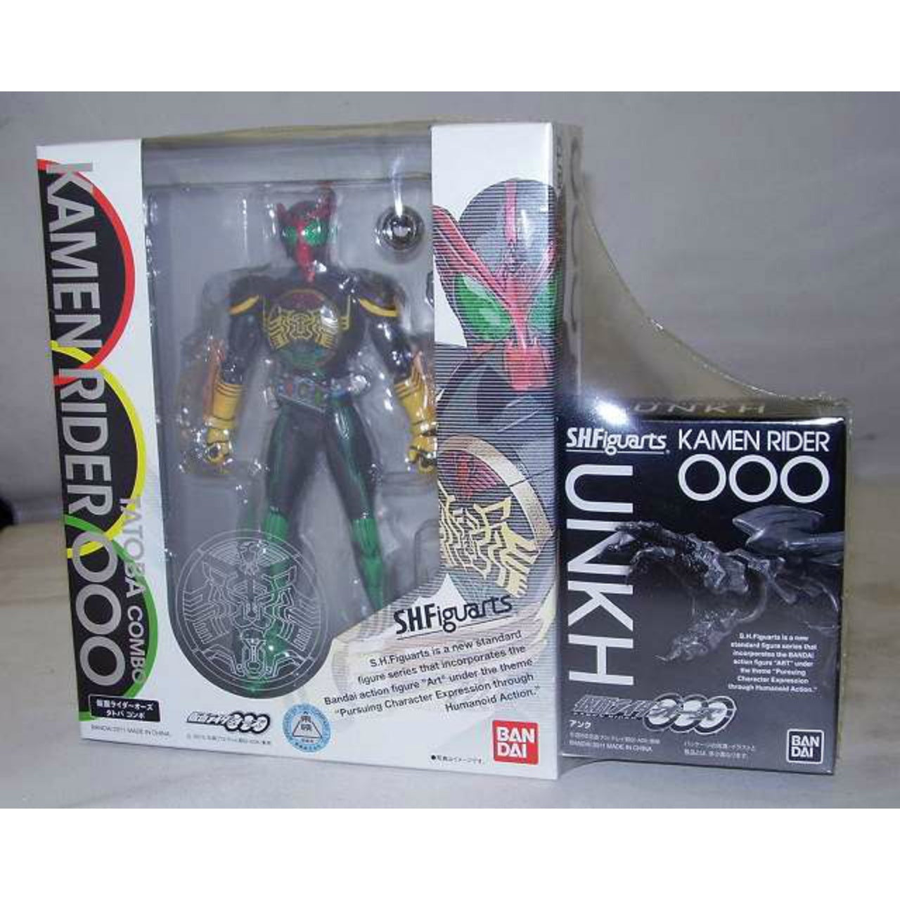 S.H.Figuarts Masked Rider OOO Tatoba Combo with Unkh Arm, Action & Toy Figures, animota