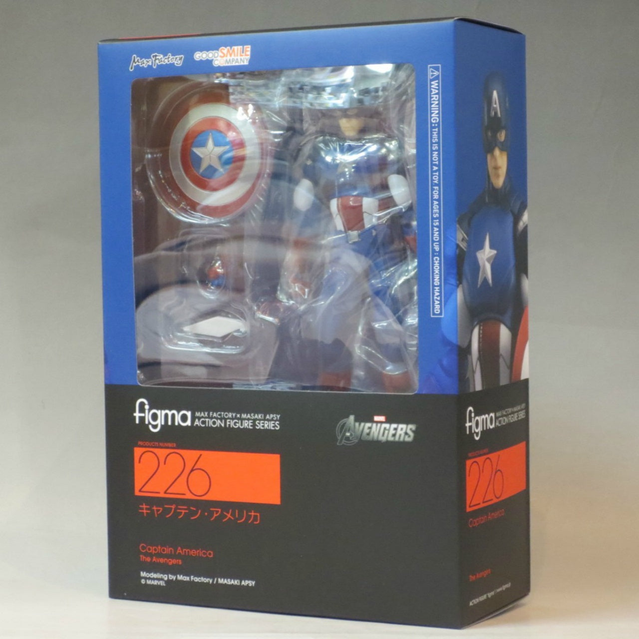 Figma 226 Captain America, Action & Toy Figures, animota
