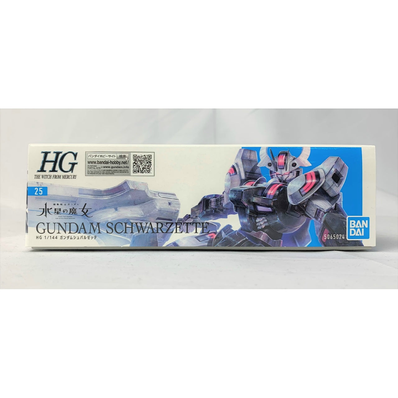 HG 1/144 Gundam Schwarzette Plastic Model "Mobile Suam: the Witch from Mercury"