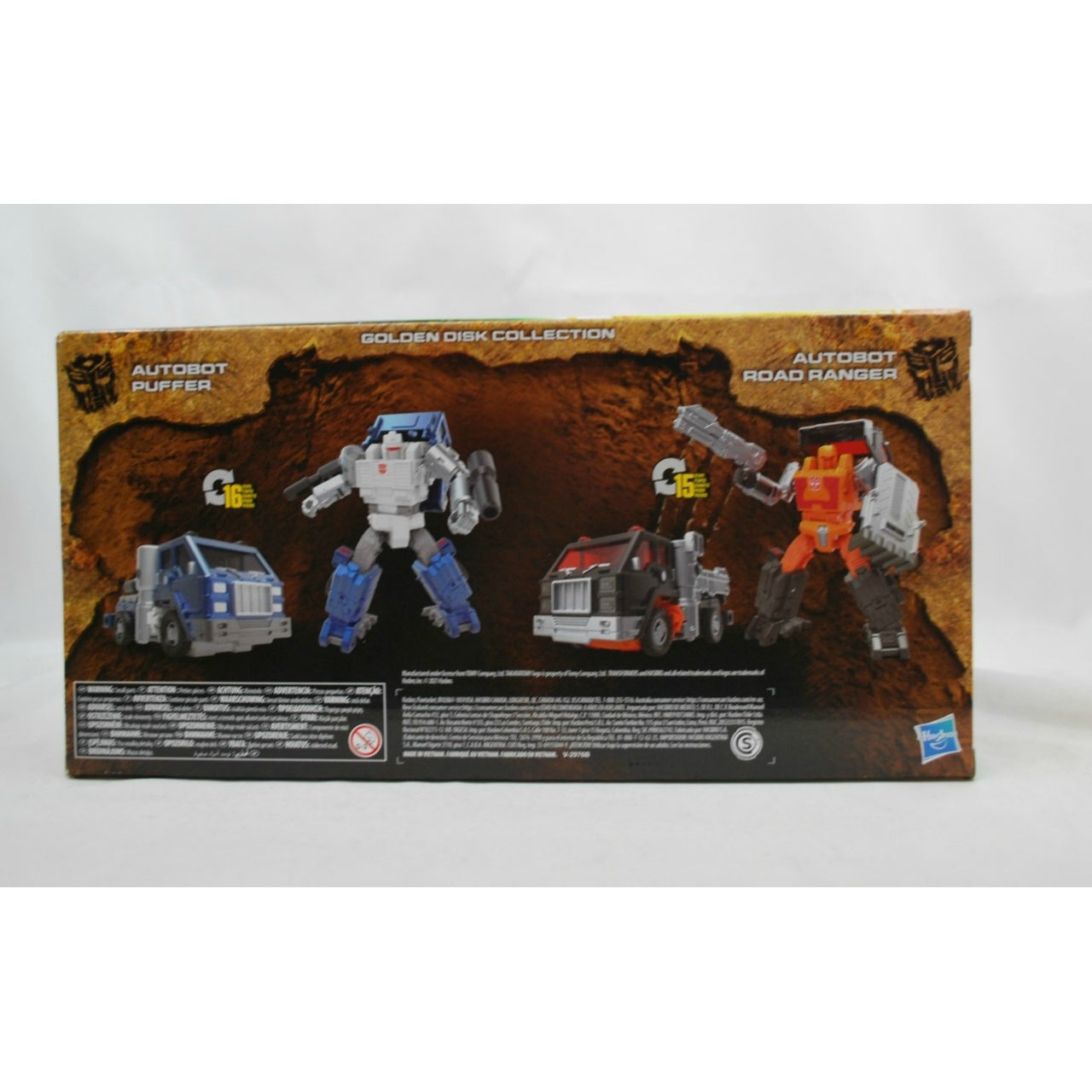 Transformers Kingdom Golden Disc Collection Puffer & Road Ranger, animota