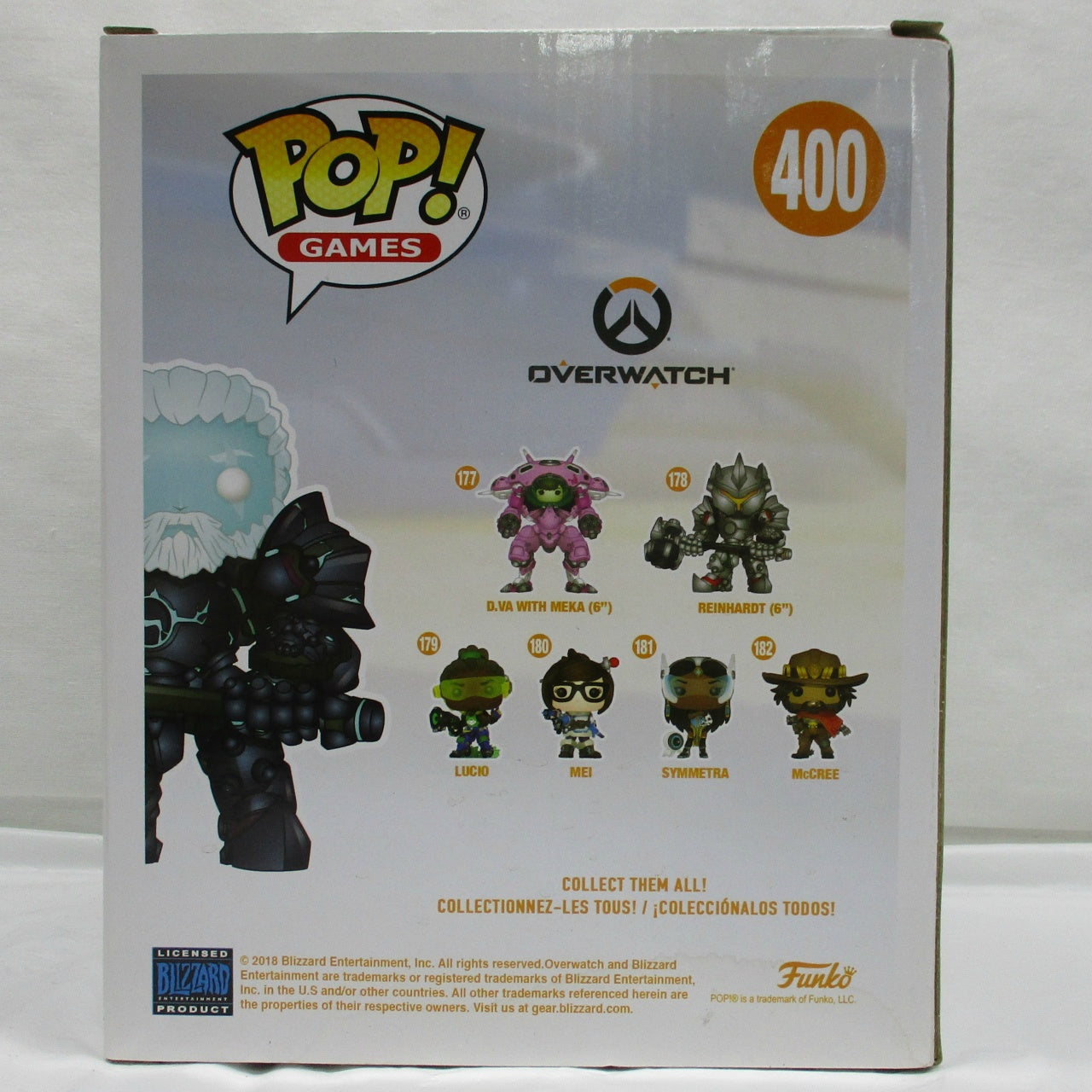 FUNKO POP! Game 400 Reinhardt [Overwatch] 2018 Fall Convention Limited Edition, animota